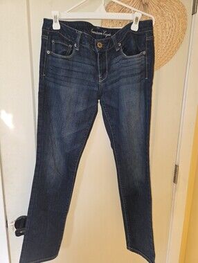 American Eagle Outfitters Dark Blue Skinny Jeans